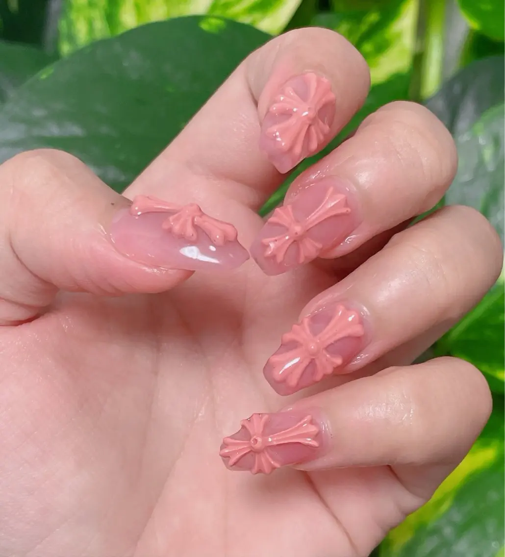 ネイル チークネイル 長さ出し フレンチネイル ジェルネイル 韓国ネイル 中野駅から2分 MEO NAILのネイルデザイン
