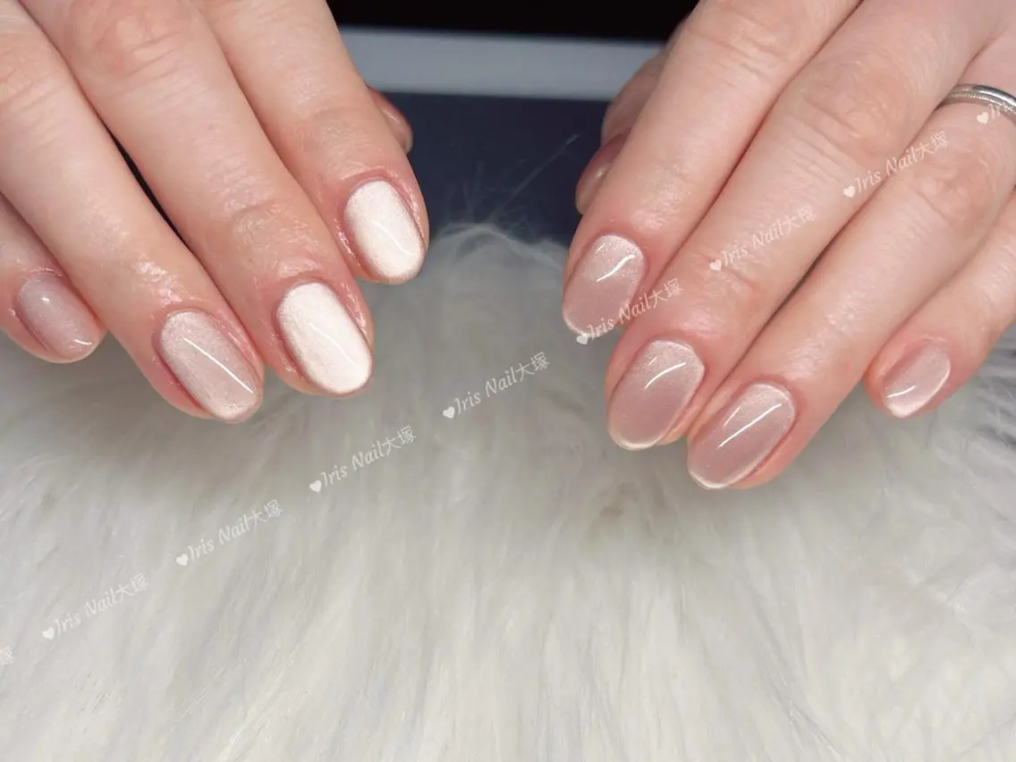 ネイル マグネットネイル ハンドネイル ハンドケア 🍒IRIS Nail🌸のネイルデザイン