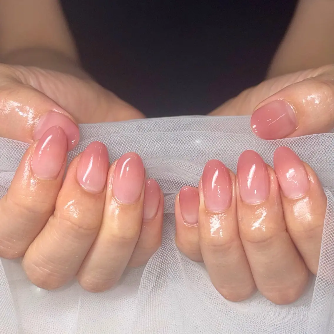 ネイル グラデーション ピンク ハンドネイル y's beauty京橋店のネイルデザイン