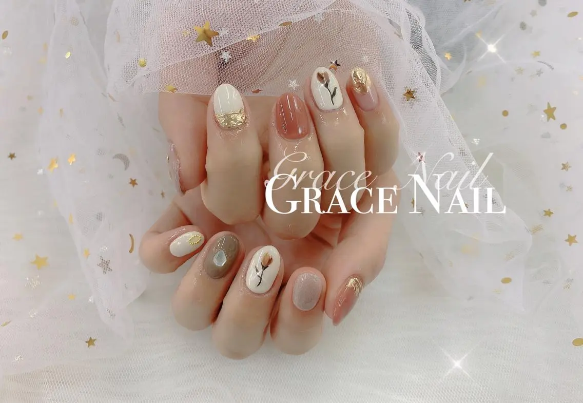 ネイル 持ち込み ☆*。Grace Nail。*☆のネイルデザイン