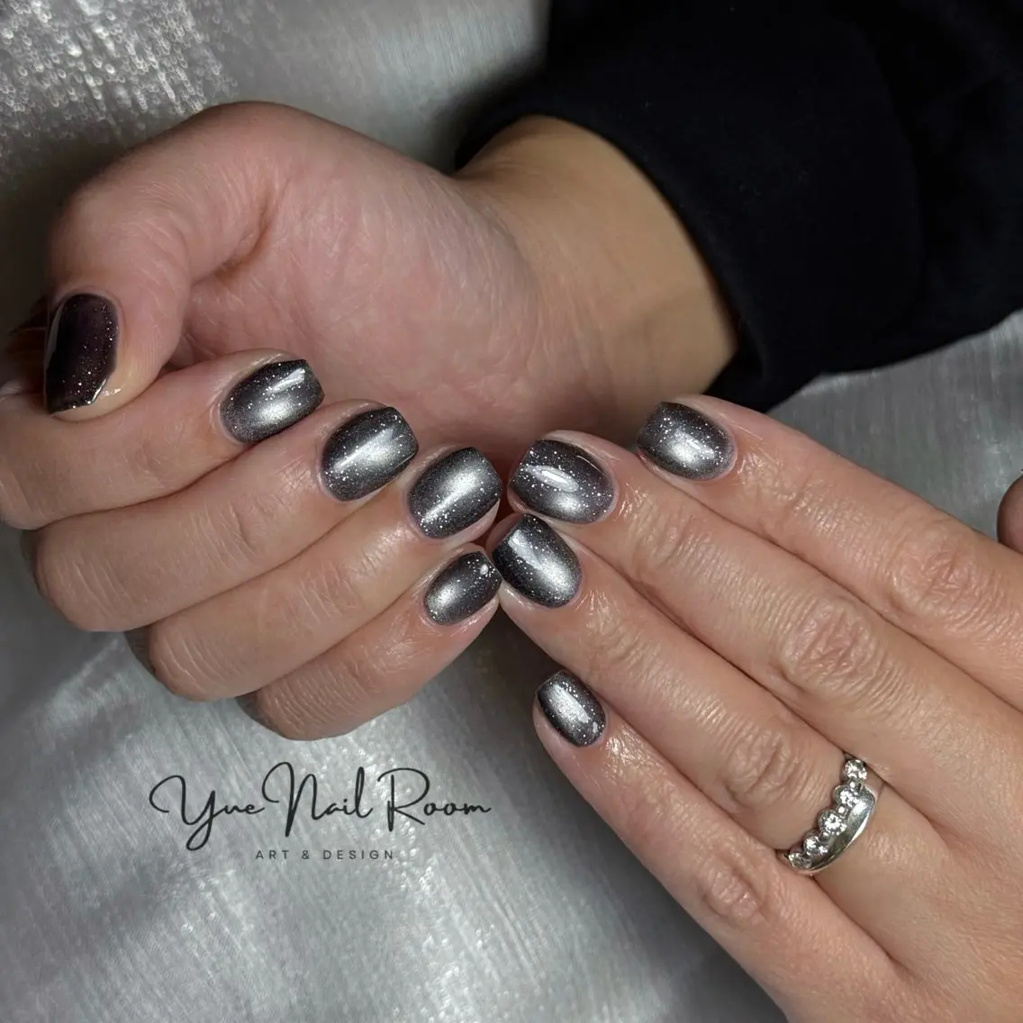 ネイル マグネットネイル ハンドネイル YUE NAIL ROOMのネイルデザイン