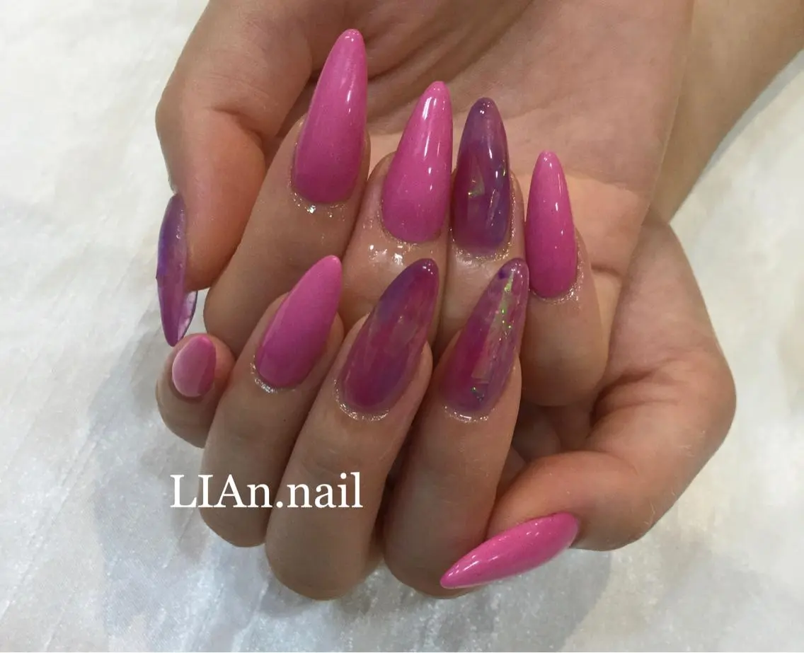 ネイル アートネイル スカルプネイル Lian nailのネイルデザイン