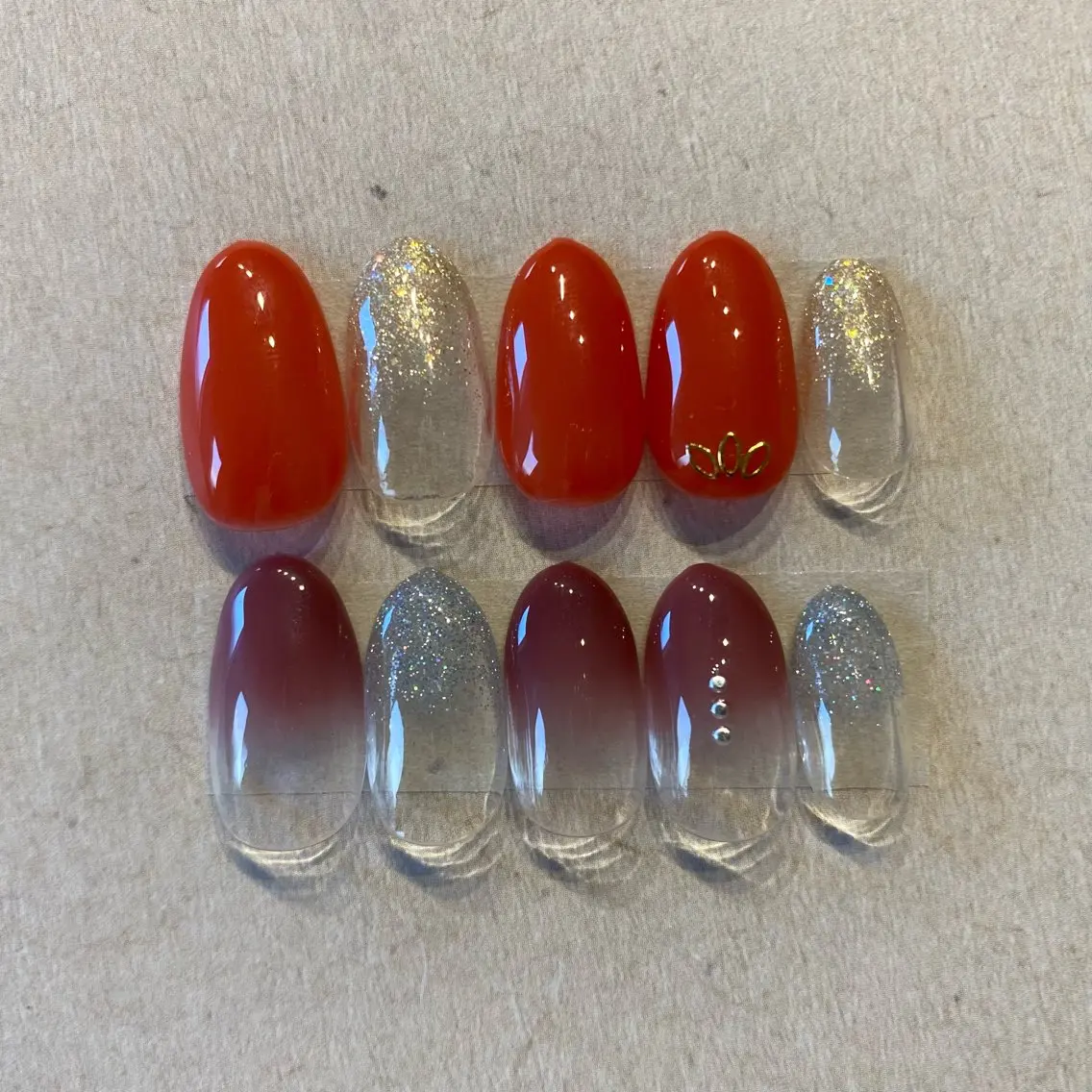 カラー ハンドネイル usagi nail mimiのネイルデザイン