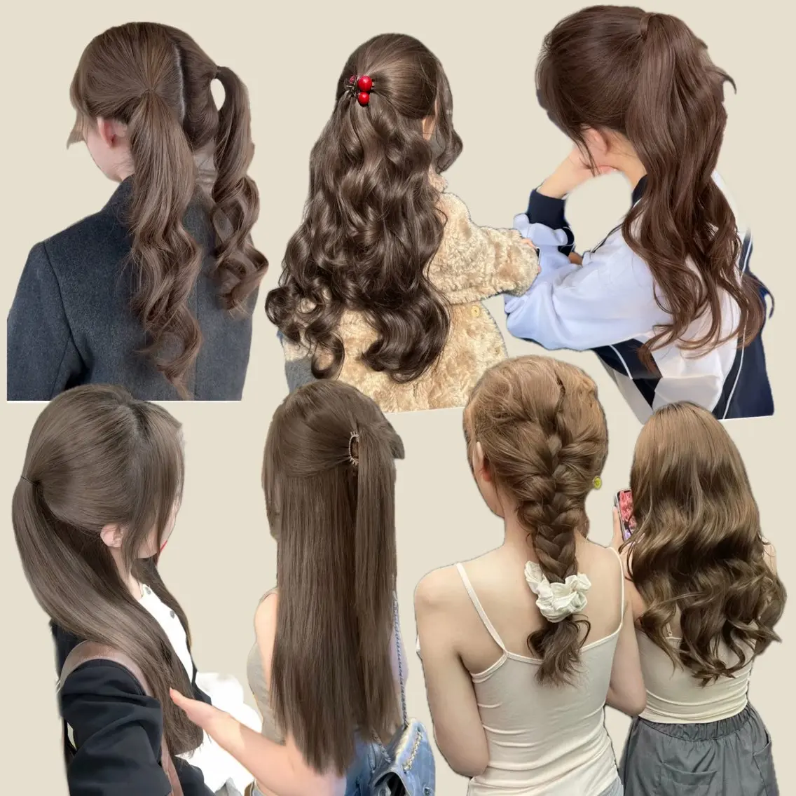 ロング カラー ヘアカラー 韓国🇰🇷透明感 ERIのヘアスタイル