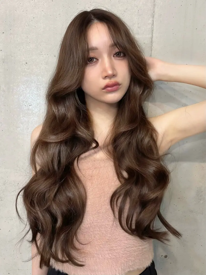 ロング カラー ヘアアレンジ ヘアカラー 名駅/垢抜けカラー/ 髪質改善/リナ♡のヘアスタイル