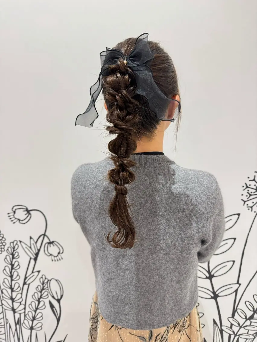 【先着5⃣名様限定価格❕】お呼ばれヘアやイベント前に🎀ヘアアレンジ🎀の写真