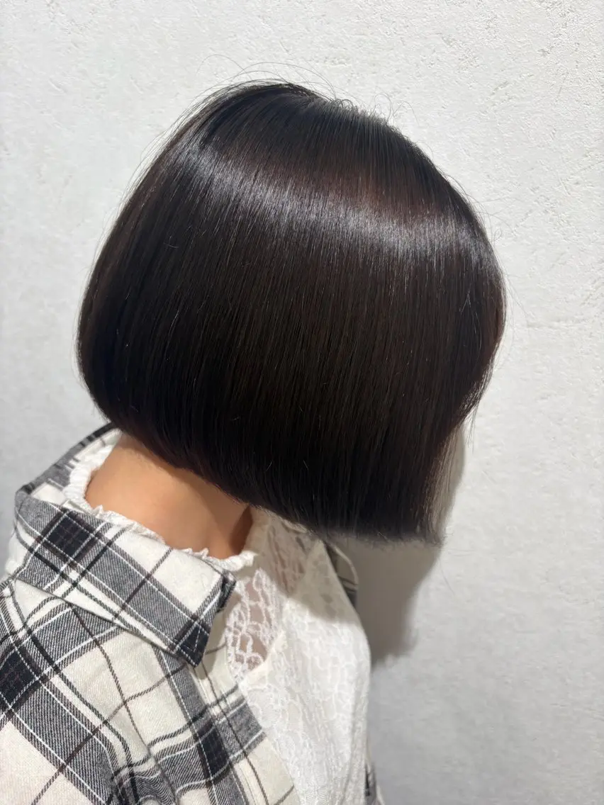 ショート ヘアカラー ブリーチなしダブル/ 韓国/暖色/平塚のヘアスタイル