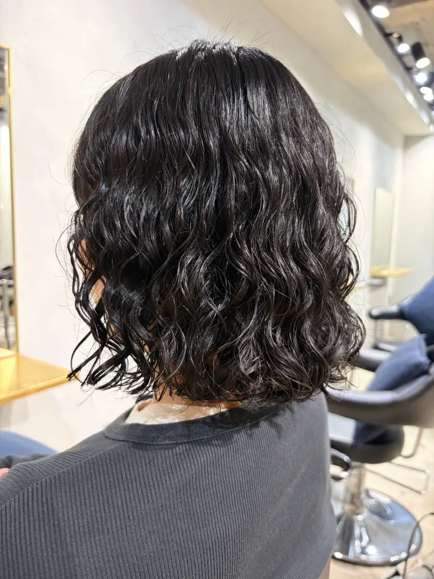 パーマ ボブ カット パーマ 🎀持ちのいいパーマ 🎀mikihoのヘアスタイル