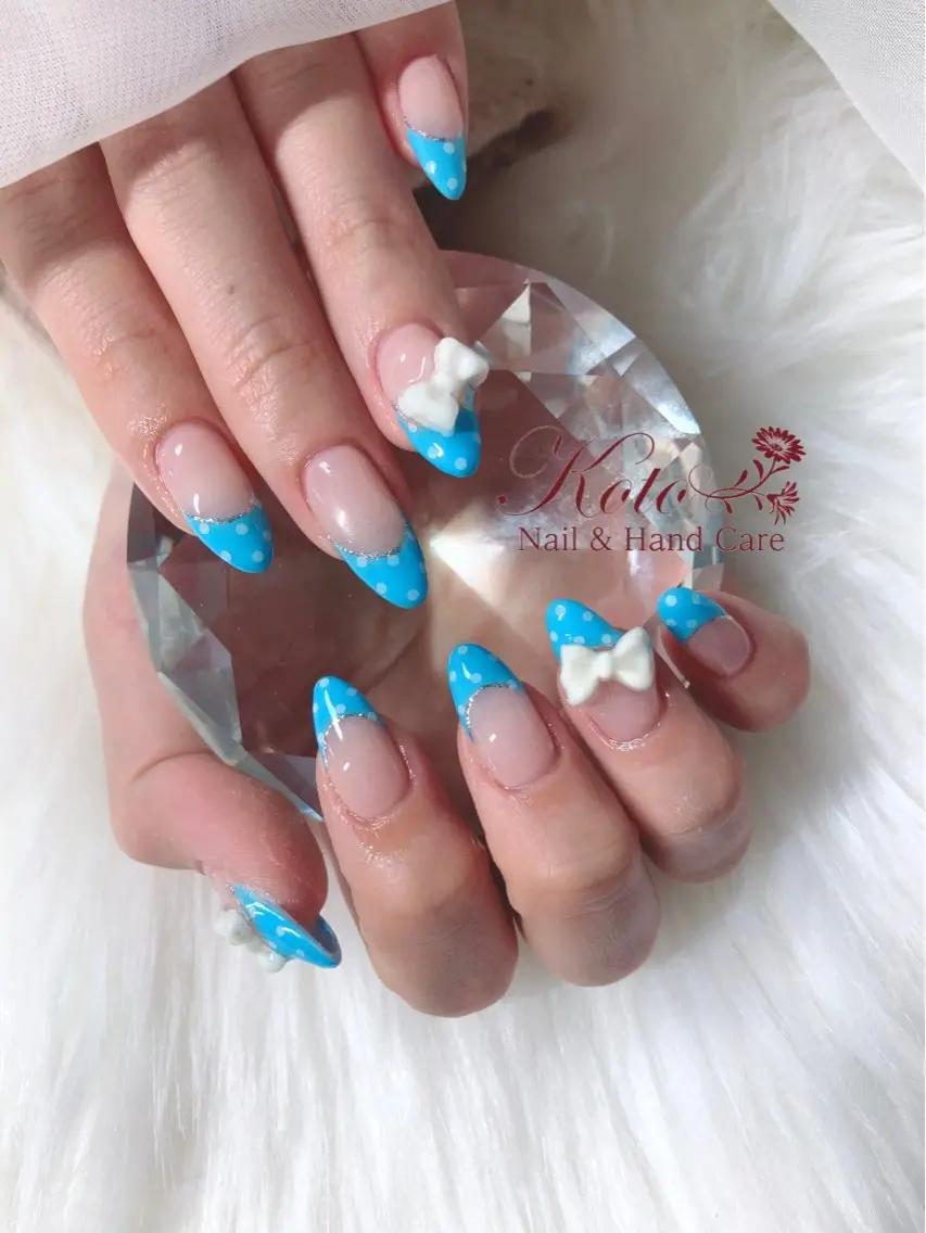 ネイル 長さ出し フレンチネイル ジェルネイル 持ち込み ニュアンスネイル ハンドネイル Nail Salon KOTOのネイルデザイン