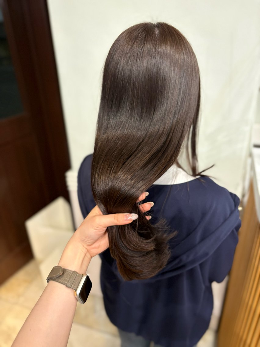 ロング カット ヘアカラー トリートメント Lidee kanonのヘアスタイル