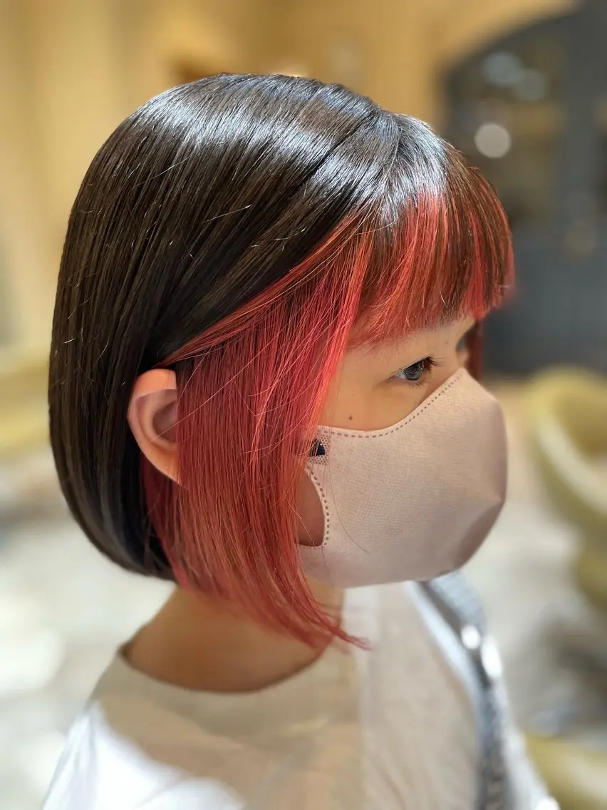 ショート カラー インナーカラー アトリエMIHO 永田のヘアスタイル