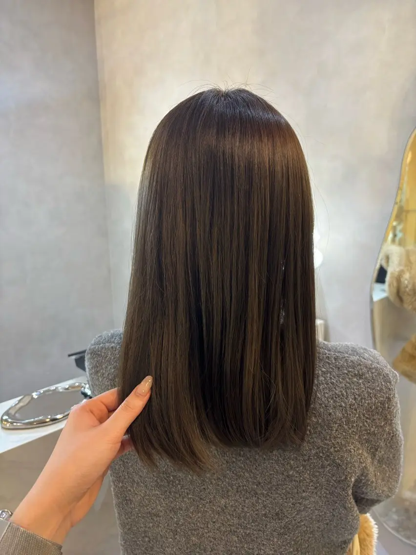 カラー ヘアカラー zina karin୨୧˙˳⋆のヘアスタイル