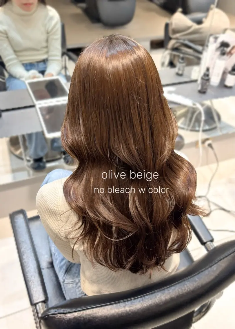 ロング カラー ヘアカラー トリートメント ヘッドスパ ヘアセット 柔らかgirly/ レイヤー/yuiのヘアスタイル