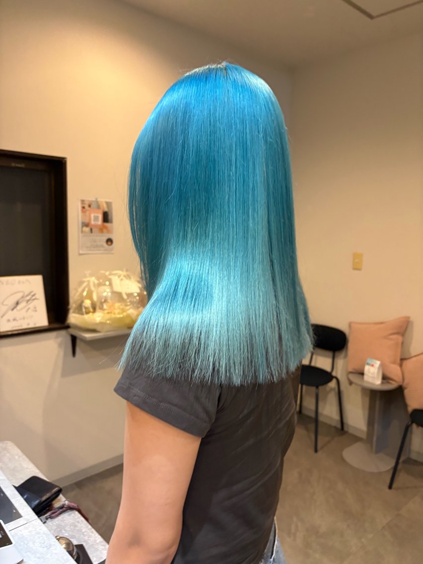 セミロング ヘアカラー トリートメント デザインカラー／ 梶本 乃梨叶のヘアスタイル