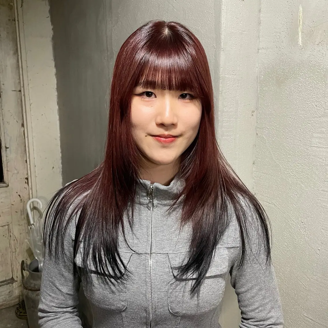 ロング カット ヘアカラー maika (^^)。.:*☆のヘアスタイル