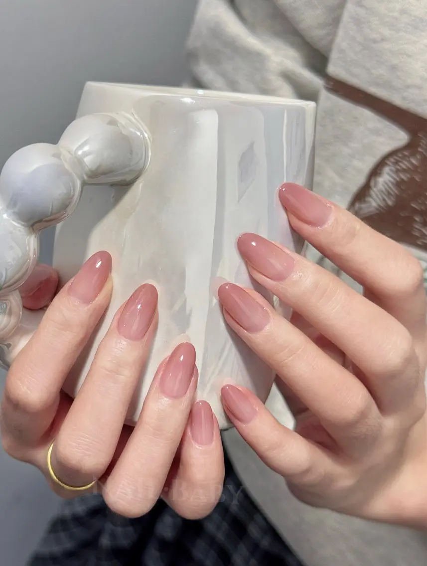 ネイル オーロラネイル 長さ出し フットネイル 韓国ネイル ラメ(グリッター) ハンドネイル 👍thumbs up nail👍のネイルデザイン
