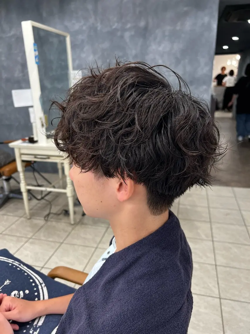 パーマ メンズ カット パーマ メンズカット/ ヘアカラー/ケイゴのヘアスタイル