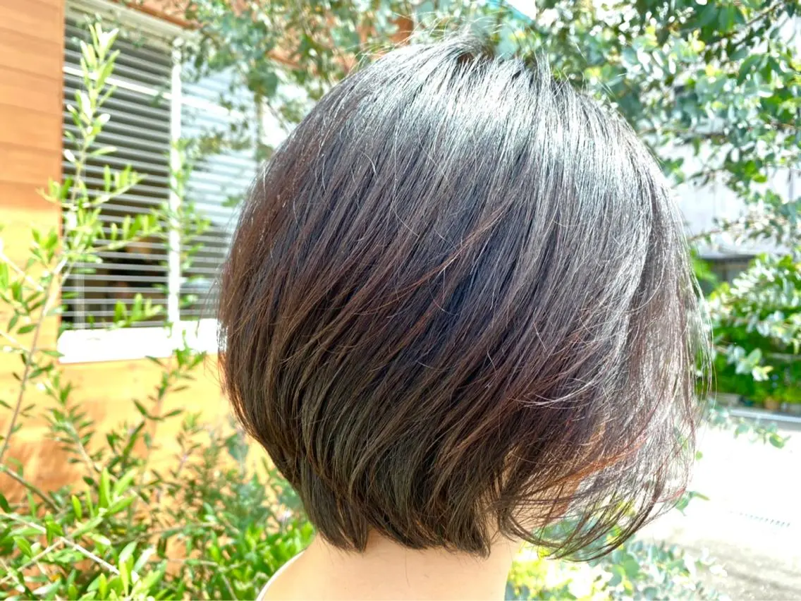 カット+ヘナ+髪質改善トリートメント+ヘッドスパ（ショート）の写真