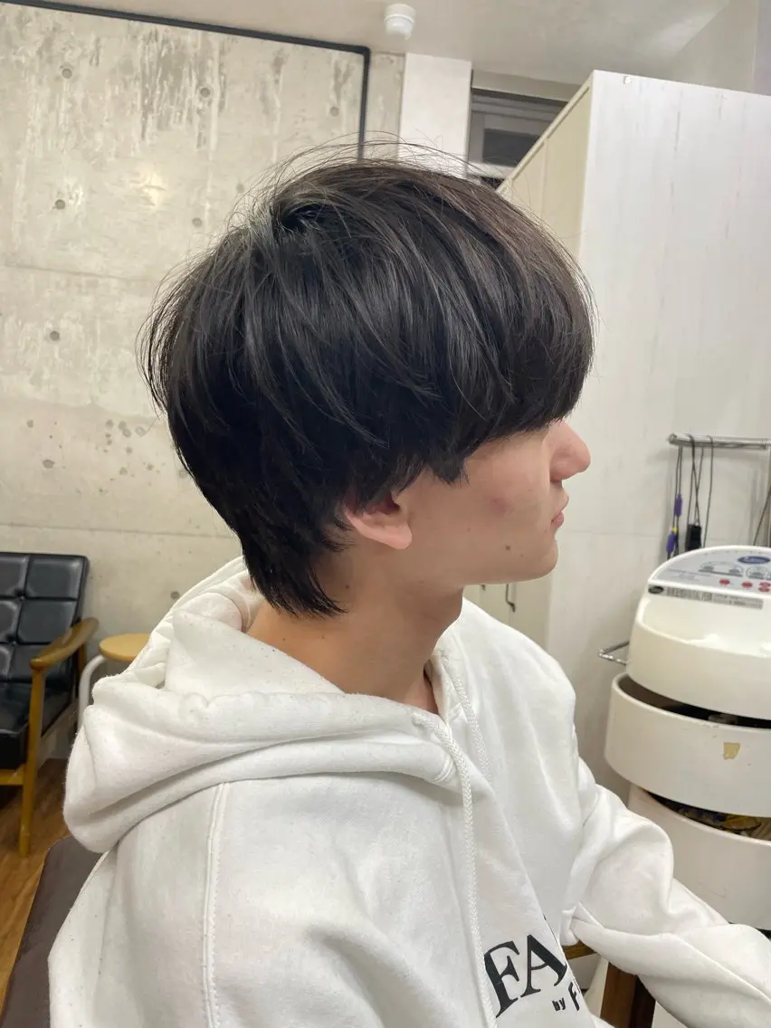 メンズ マッシュウルフ マッシュ メンズウルフカット ウルフカット RITSUKI横浜 メンズ特化😎のヘアスタイル