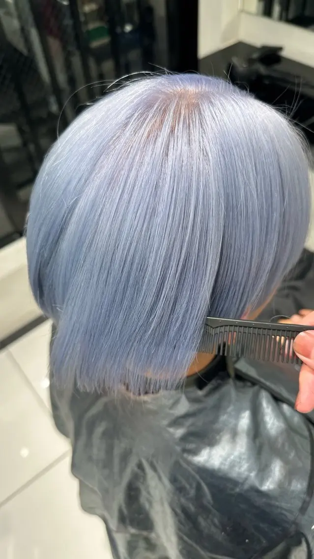 【寒色カラー❄️】ワンケアブリーチ➕カラー➕クイックトリートメントの写真