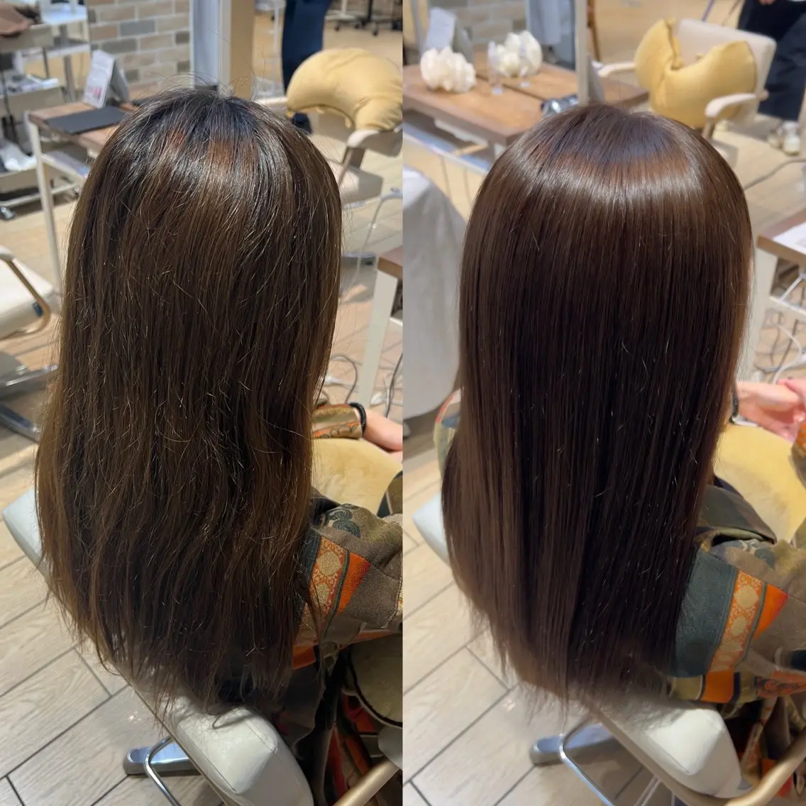 カラー ヘアカラー トリートメント ヘッドスパ 透明感カラー/ 艶髪🤍mikuのヘアスタイル