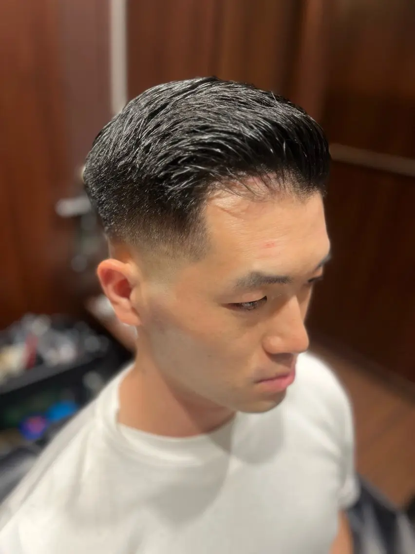 ショート メンズ フェードカット 宮崎 陽樹のヘアスタイル