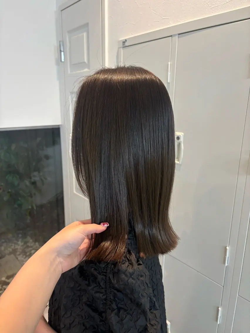 ミディアム カット ヘアカラー よこやま かりん🎵のヘアスタイル