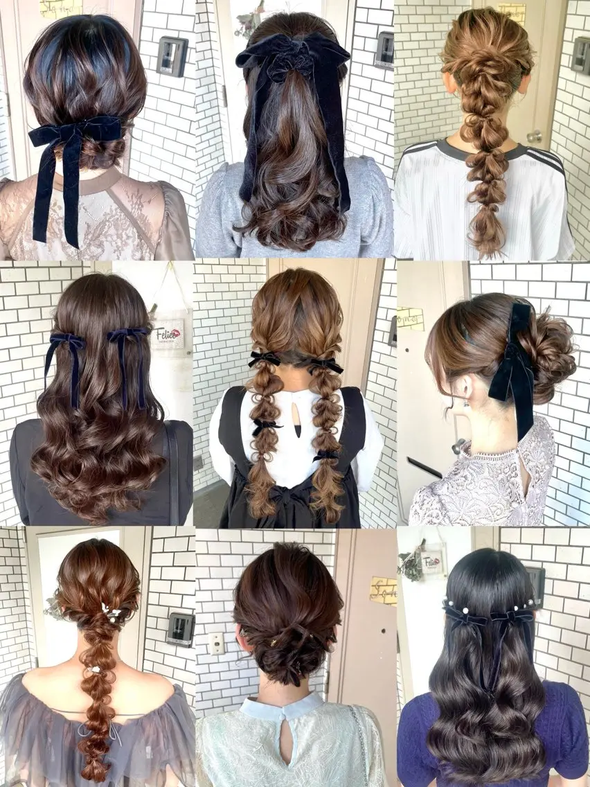 ヘアアレンジ 結婚式・ブライダル 髪飾り ヘアセット 推し活/イベントヘア 🎀✨yuriのヘアスタイル