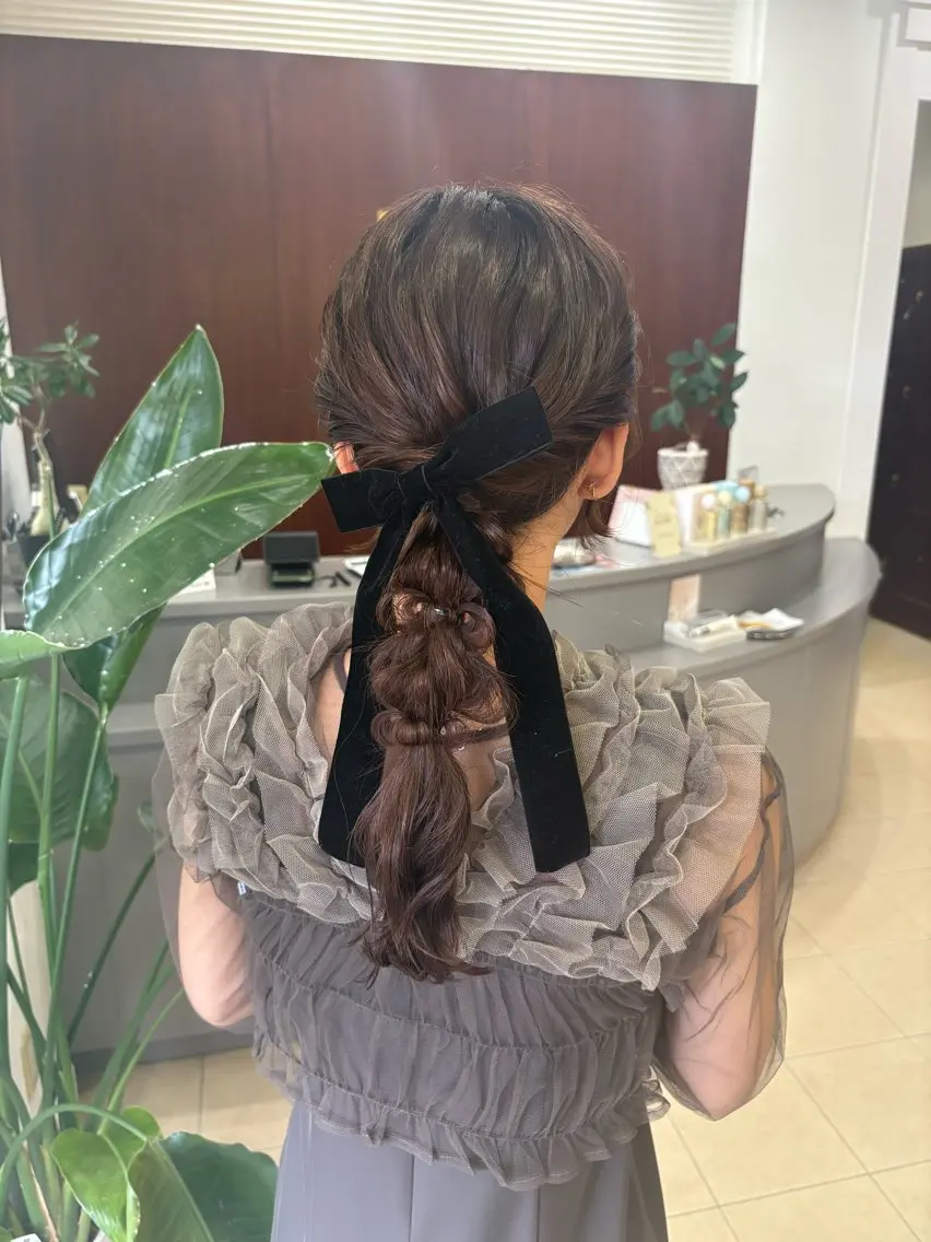 ロング ヘアセット arika さやのマツエク・マツパデザイン