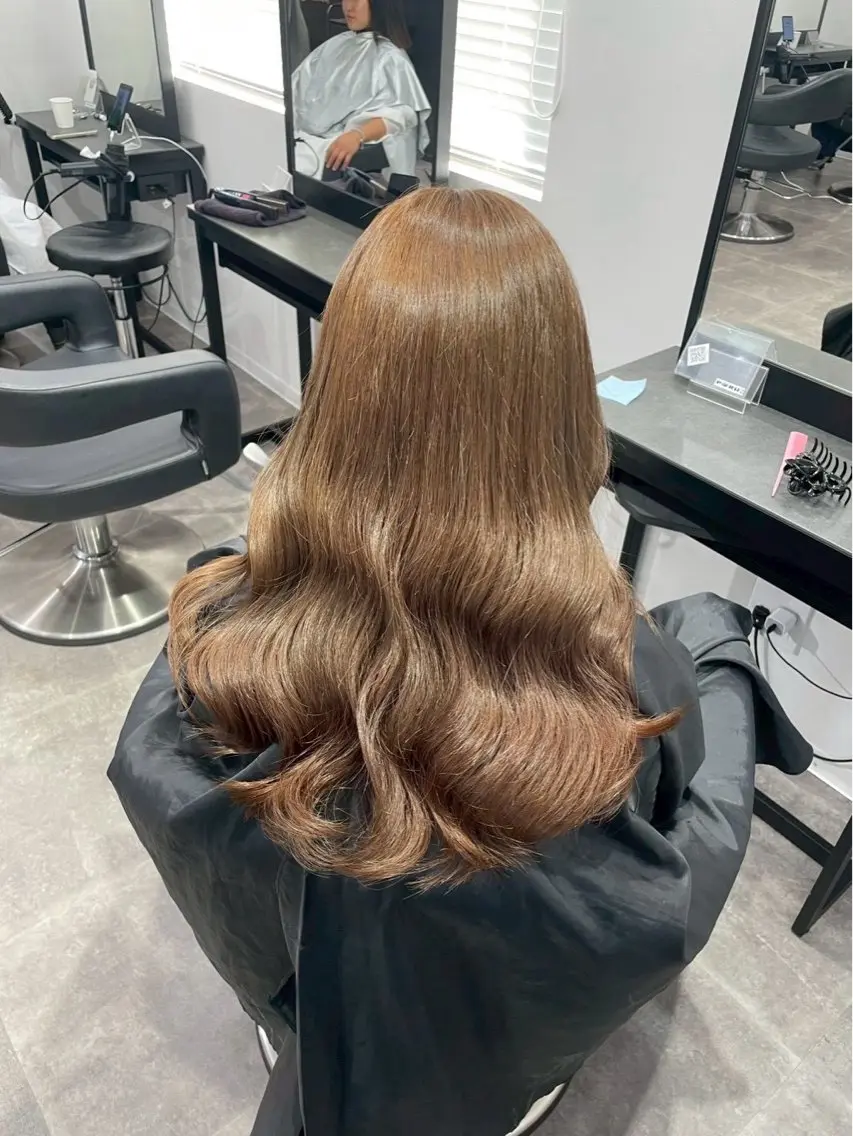 カラー ダブルカラー 髪質改善 ヘアカラー トリートメント 似合わせカラー さら🐈‍⬛🌙のヘアスタイル