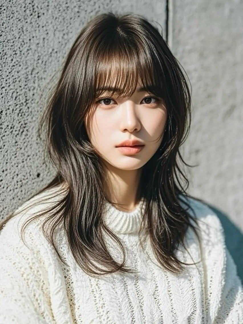 セミロング ショートボブ セミロングパーマ アッシュ ボブ くびれヘア カット ヘアカラー トリートメント ウルフカット 811 大阪梅田 ウルフのヘアスタイル