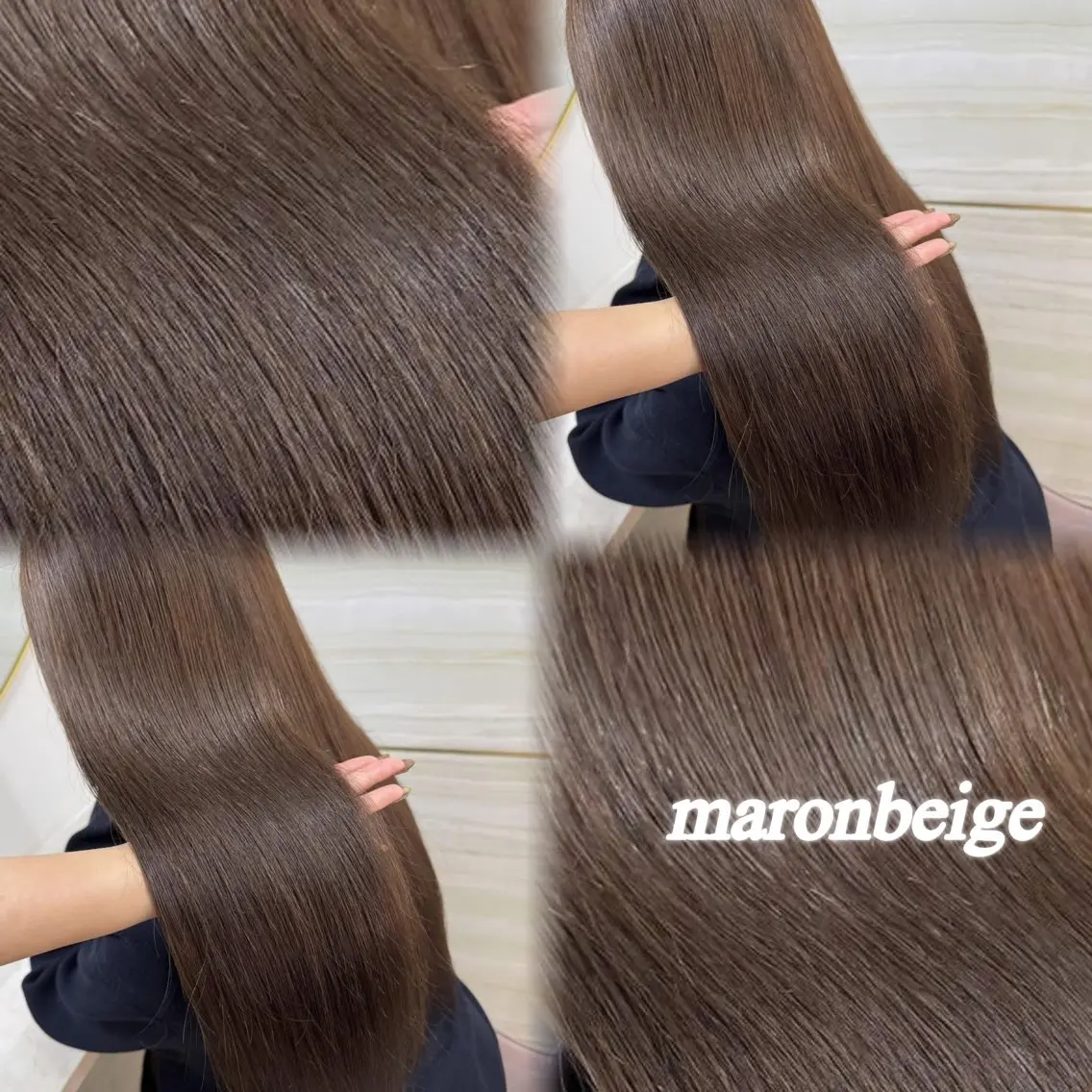 ロング カラー ヘアカラー トリートメント 🤍りな透明感カラー 特化大宮🤍のヘアスタイル