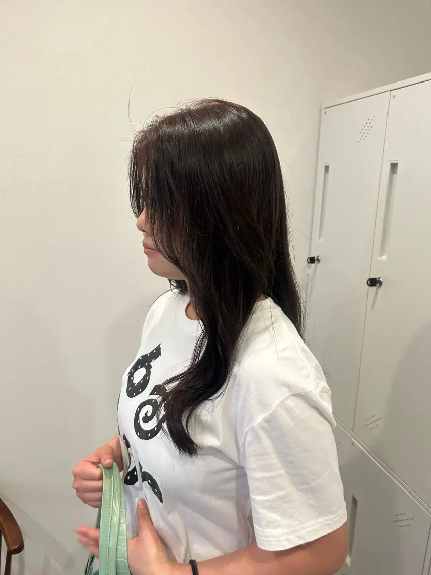 カラー 暖色・ 透明感カラー🩵めいのヘアスタイル
