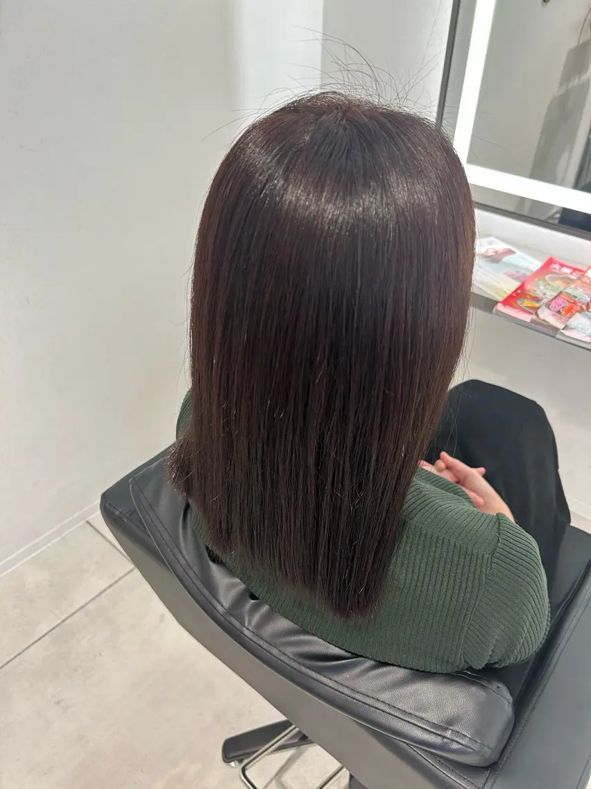ミディアム カラー カット ヘアカラー mayu なかもずのヘアスタイル