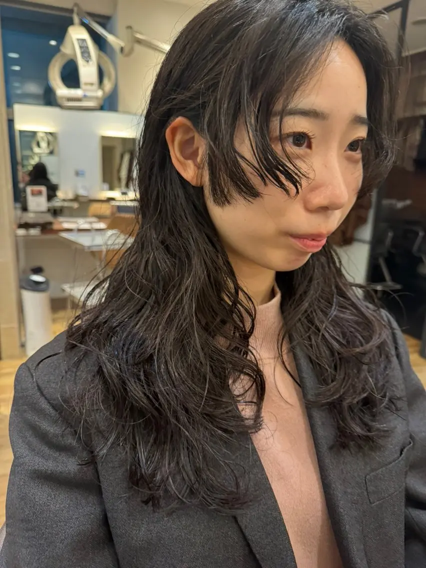 ロング パーマ ニュアンスパーマ /とやましゅうとのヘアスタイル