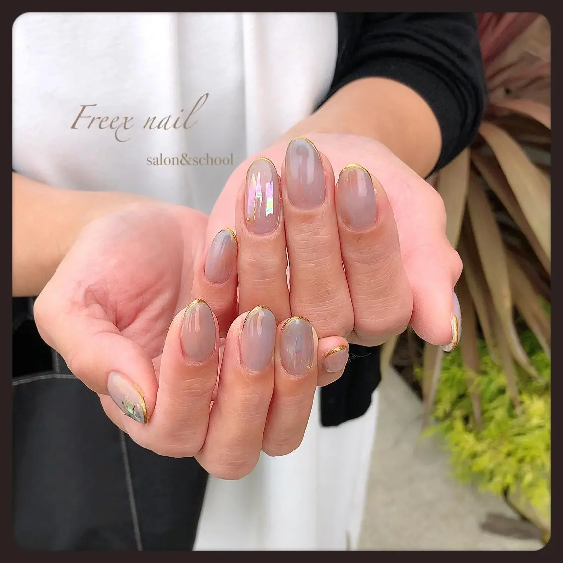 ネイル ハンドネイル ハンドケア freex nail /ニュアンス/個性派のネイルデザイン