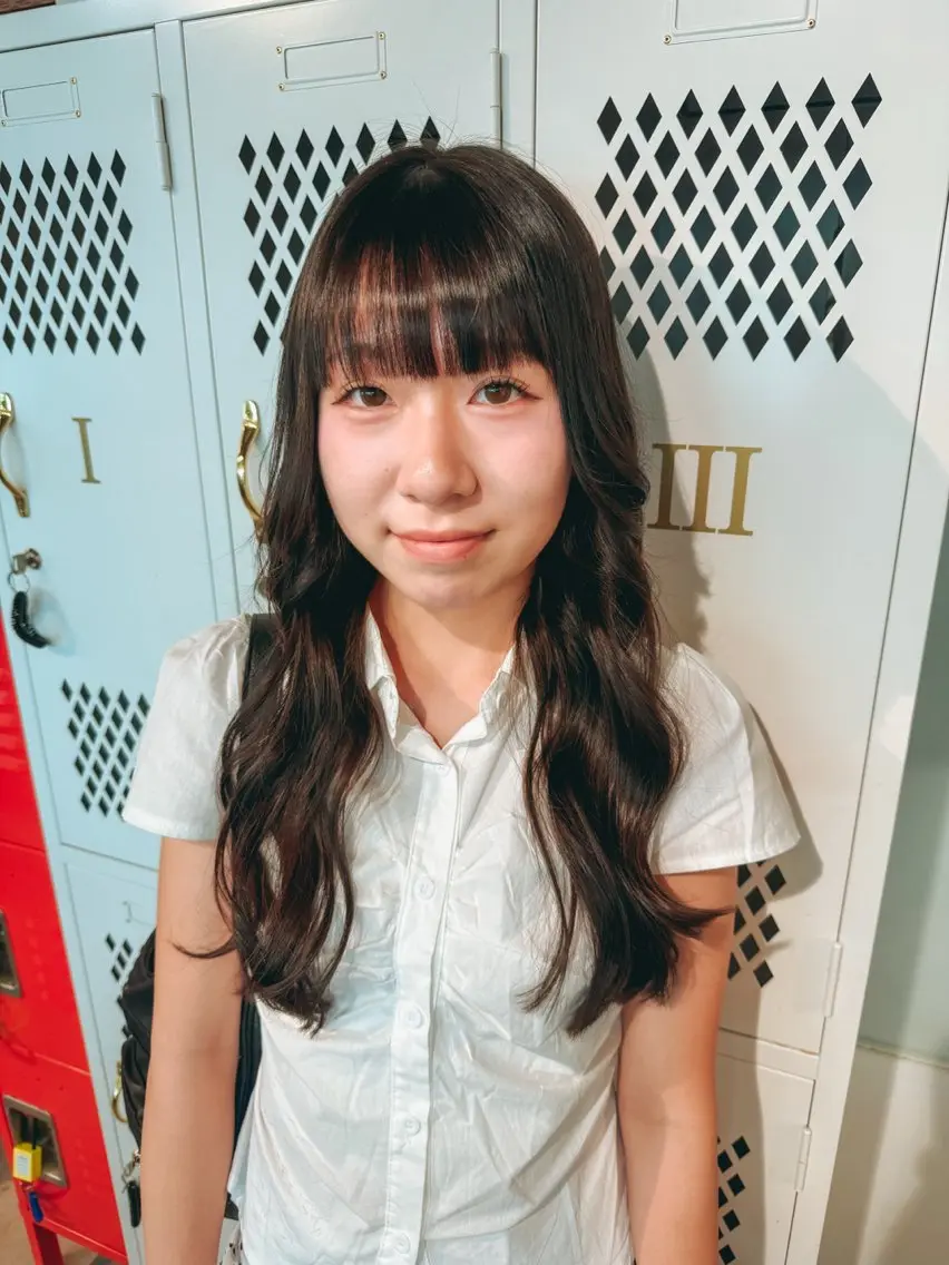 ロング ロング カット 安藤 結花のヘアスタイル