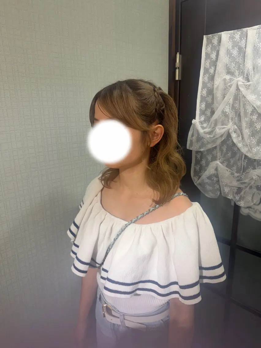 ミディアム ヘアアレンジ ココシャル miranoのヘアスタイル