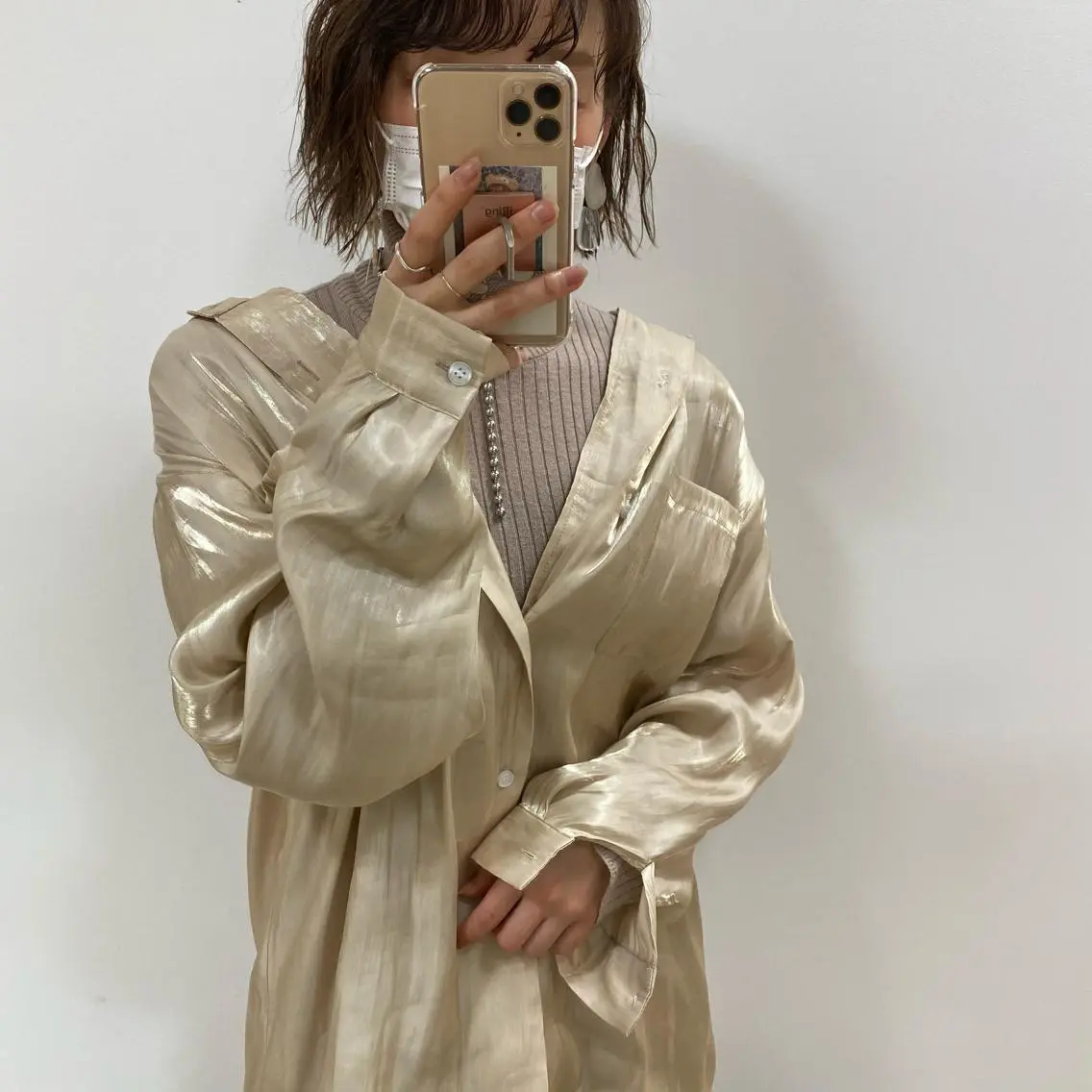 ショート カラー パーマ レイヤー/ウルフ🤍 mayo.のヘアスタイル