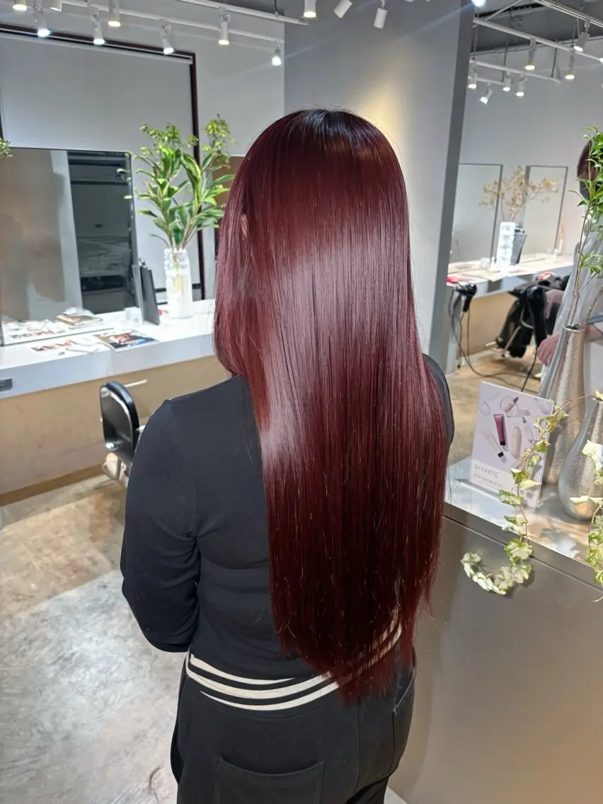ロング カット ヘアカラー トリートメント ྀི akane   ྀིのヘアスタイル