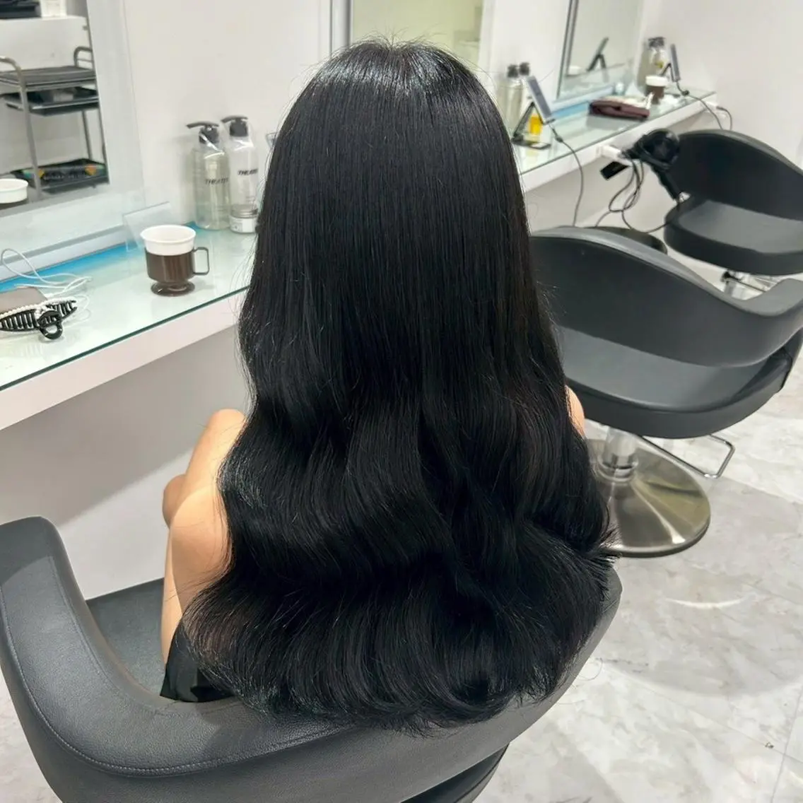 カラー ヘアカラー ヘッドスパ ヘアセット ブリーチなし🪽 透明感/横浜🪞のヘアスタイル