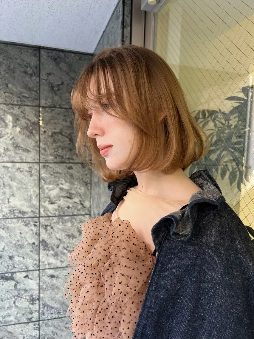 ショート カット 小顔ボブ jilblanカホのヘアスタイル