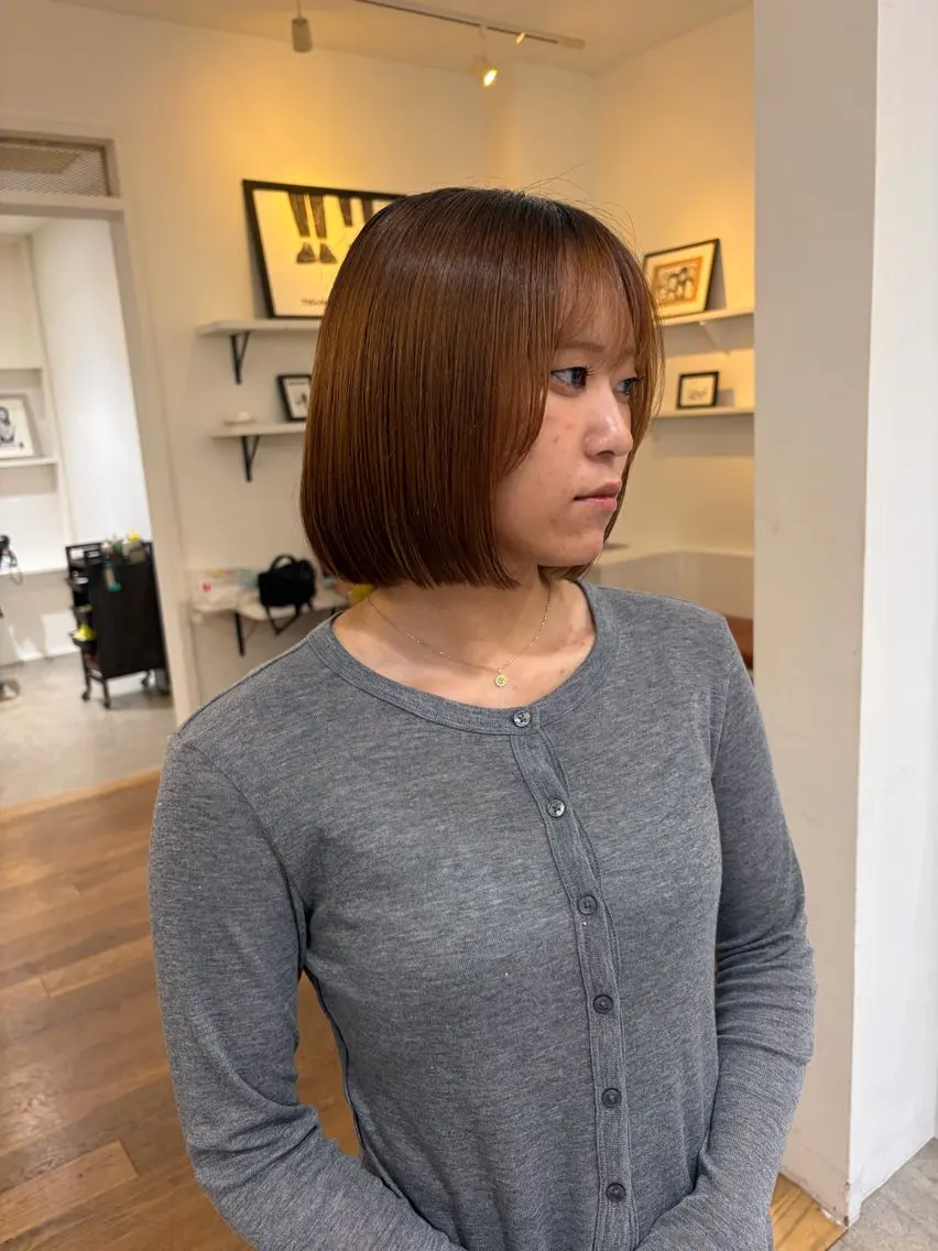 ショート カラー ヘアアレンジ ボブ ショートヘア カット 無料カットモデル‪✨ ✂️Nanami🌷のヘアスタイル