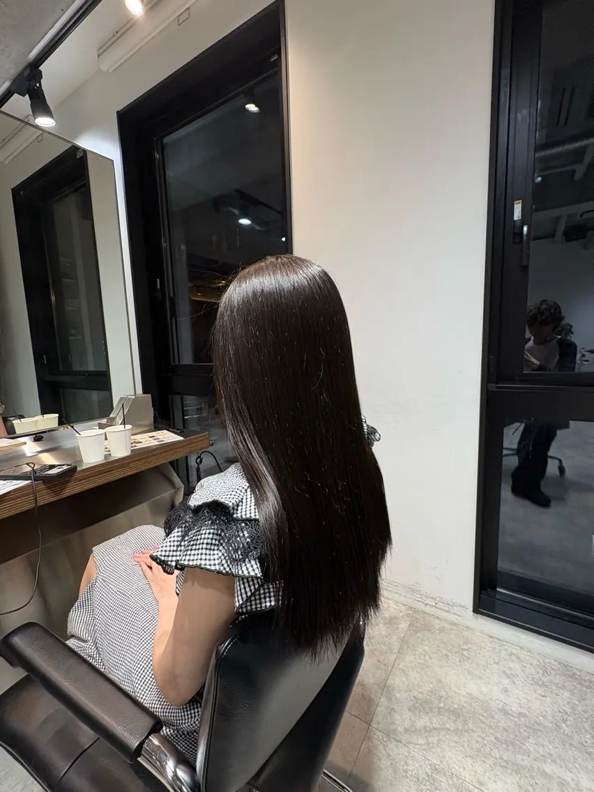 ロング 槇野 皓介のヘアスタイル