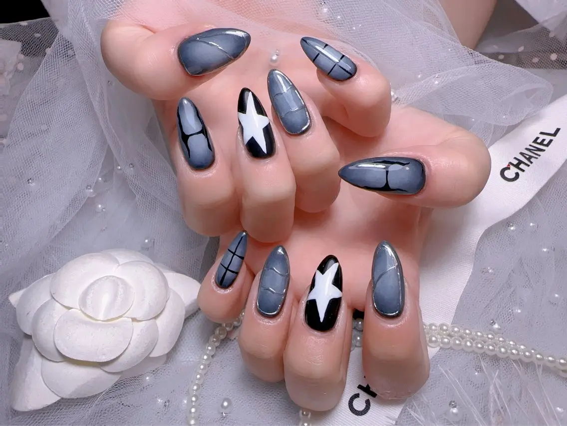ネイル オーロラネイル フットネイル フレンチネイル ジェルネイル 韓国ネイル ハンドネイル Belle nail salon 新小岩のネイルデザイン