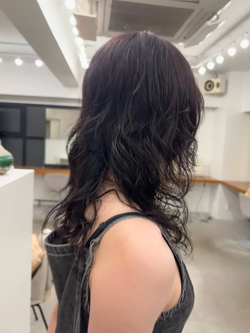 カラー レッドカラー ヘアカラー Sara Ohashiのヘアスタイル