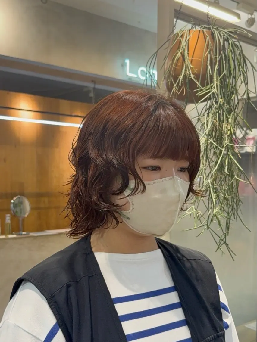 カット+ケアパーマ《前処理トリートメント》の写真