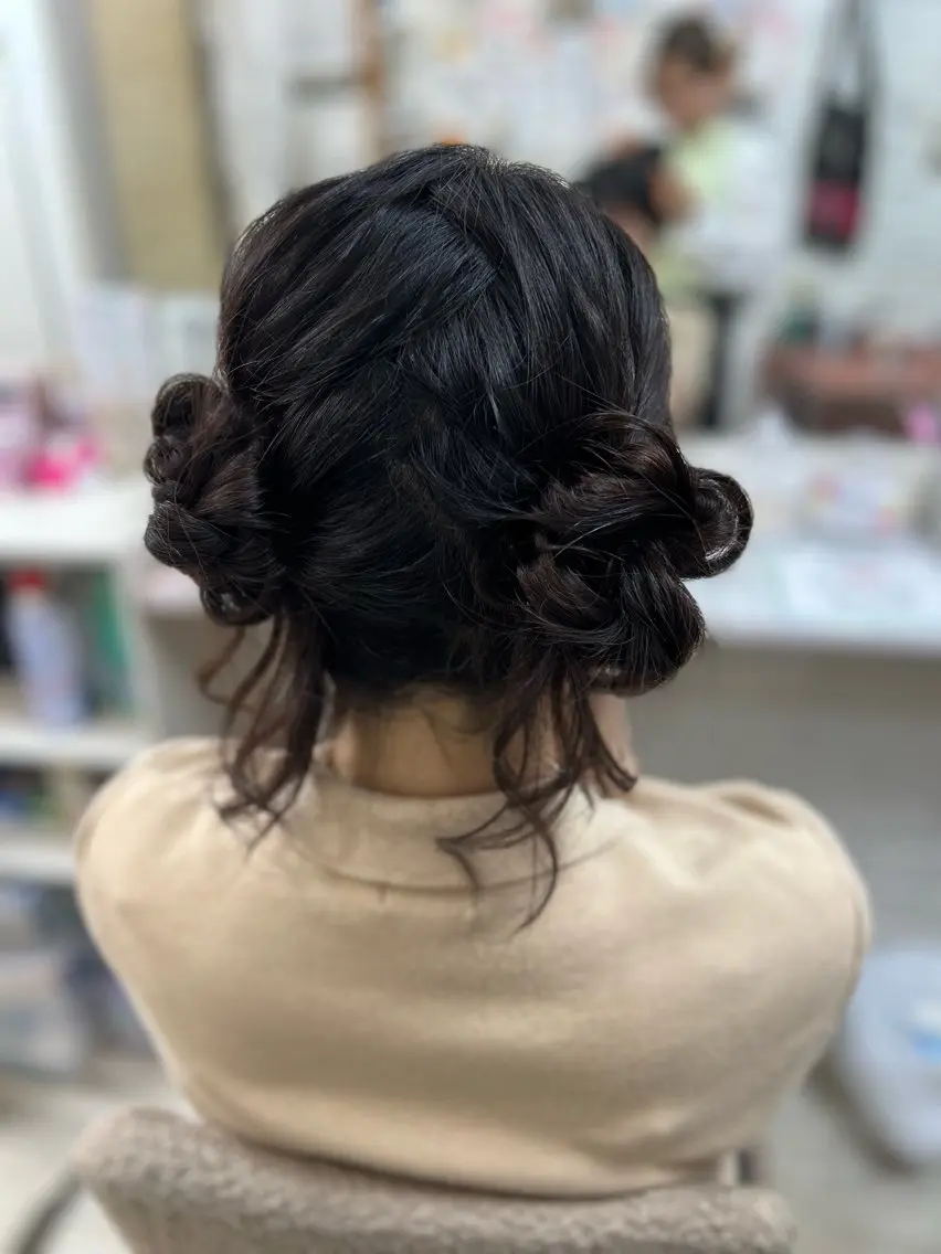 ヘアアレンジ ヘアセット へアセット/心斎橋 支持率No.1✨🌈のヘアスタイル