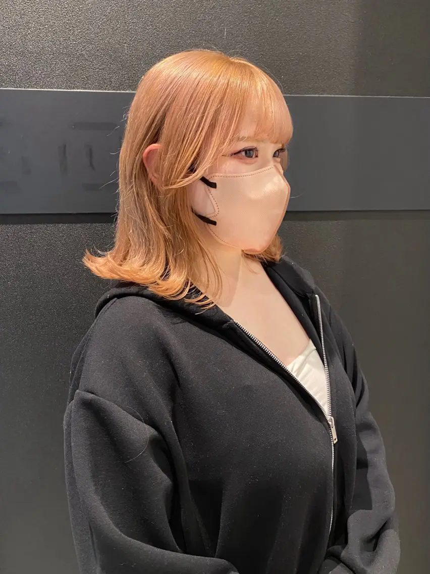 ミディアム カラー カット ヘアカラー トリートメント mai / linoah˚✧のヘアスタイル