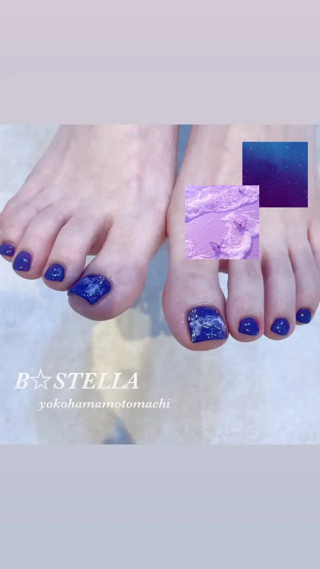 ネイル フットネイル B☆STELLA ANDOUのネイルデザイン